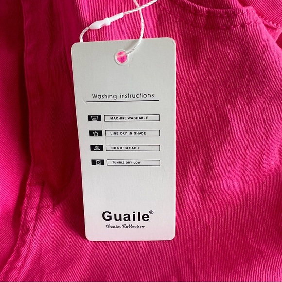 Guaile Women's Jeans High Waisted Stretchy Jeans Wide Leg Tummy Control Denim - Picture 10 of 12